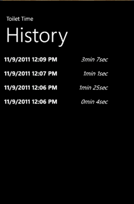 ʱ¼ TOILETTIMEV1.2.0.0 WindowsPhone