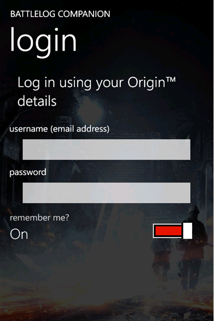 BattleLog BATTLELOG COMPANIONV1.0.0.0 WindowsPhone