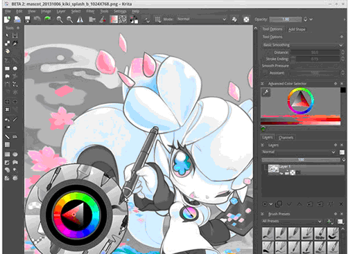 Krita(λͼ)V2.8.2 ٷʽ