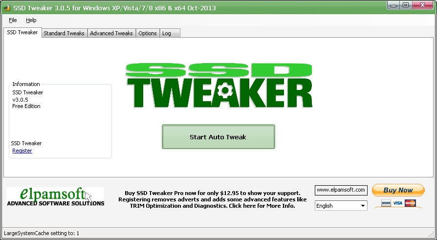 SSD Tweaker(ssd̬ӲŻ)V3.16 ɫѰ