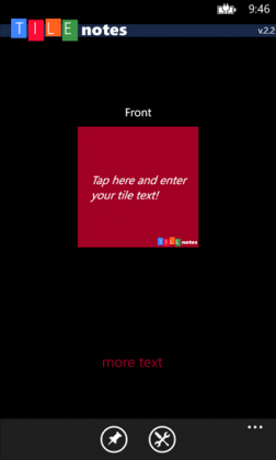 שʼ Tile NotesV2.2.0.0 WindowsPhone