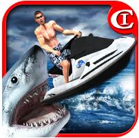 ˮĦг3DCrazy Jet Ski:Shark Attack 3D V7.3 ׿