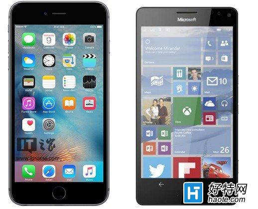 Ҏ(gu)񌦱ȣOiPhone6s Plus VS ΢ܛLumia950 XL