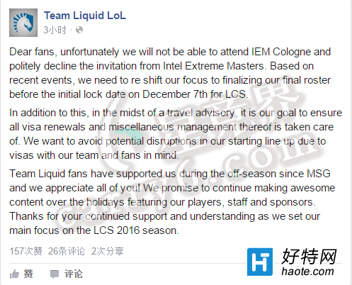 Team LiquidϵQuas˳IEM¡վ