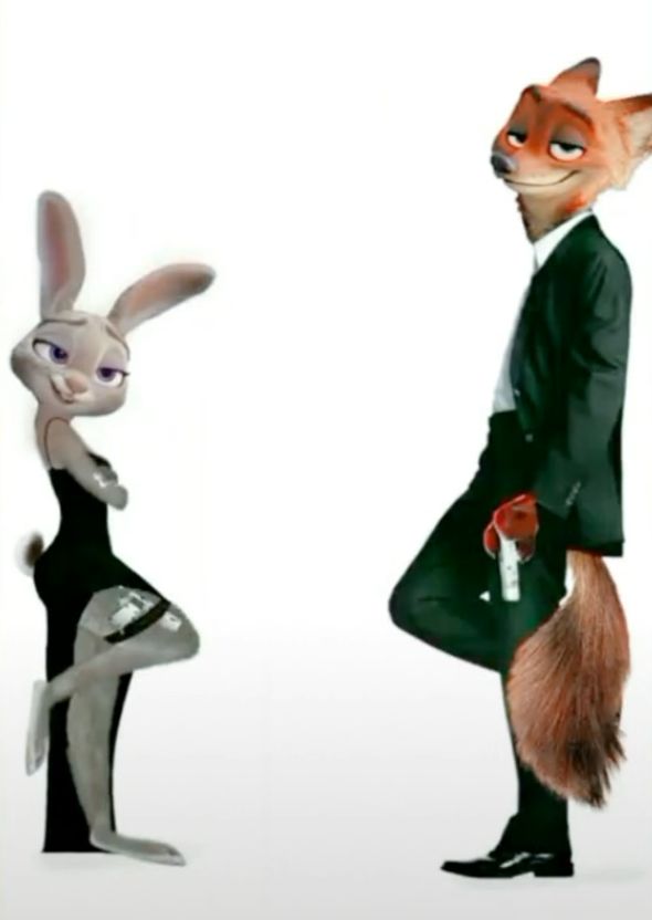 抖音兔子朱迪和尼克狐狸壁纸