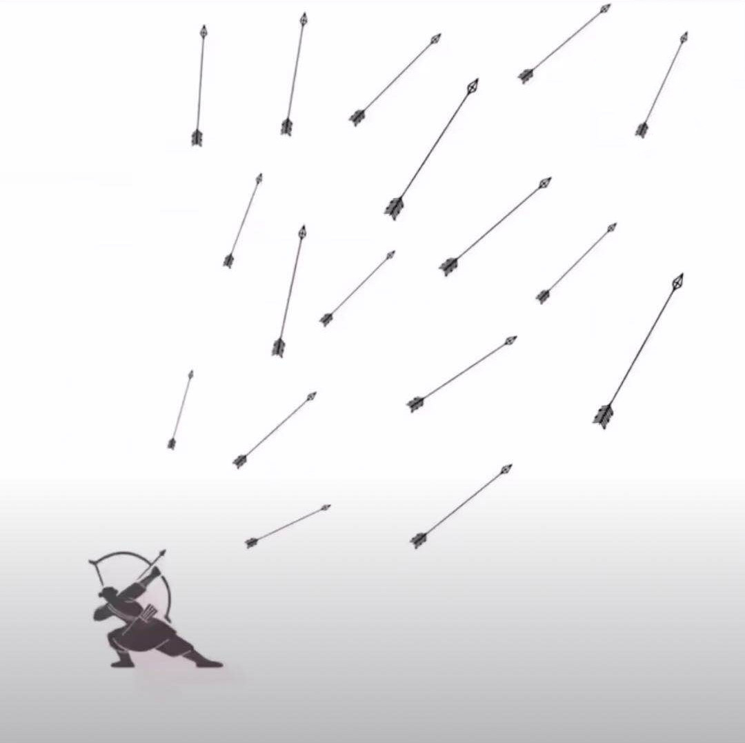 抖音最近很火的后裔射日图