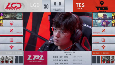 2019LPLļTES vs LGD_1__DAY4