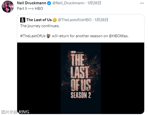 HBO《最后生还者》第二季包含《TLOU2》游戏内容