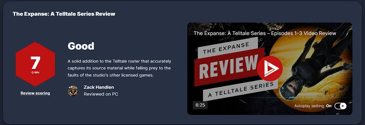 Telltale嫡IGN 7 ɫ