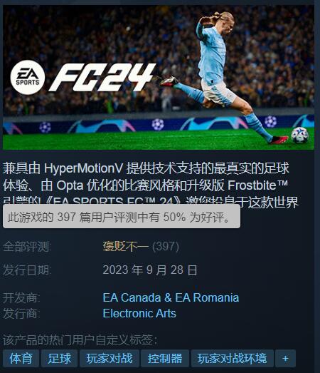 EA Sports FC 24ѷۣSteamۡ᲻һ