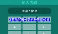 《多乐够级》房间号输入位置