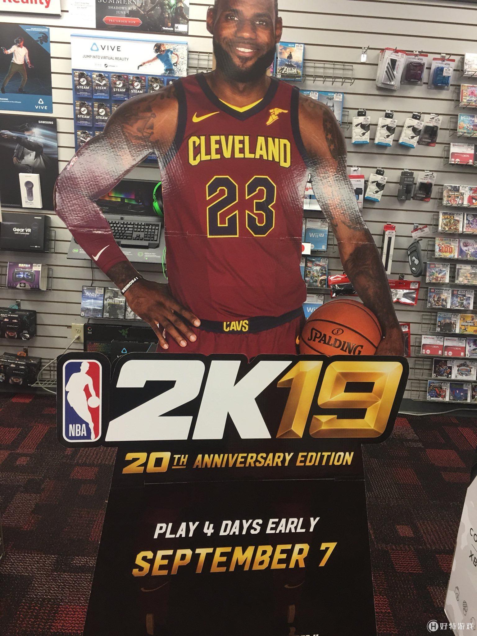 nba2k19泄露詹皇上封面9月7日发售