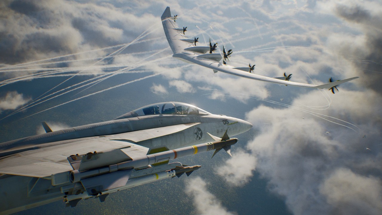 《皇牌空战7》最新截图 激光轰炸机画质炸裂