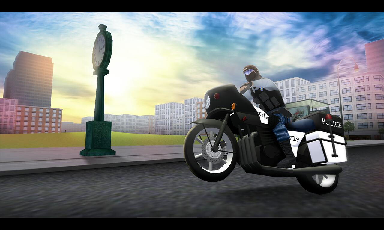 特警摩托车游戏图片