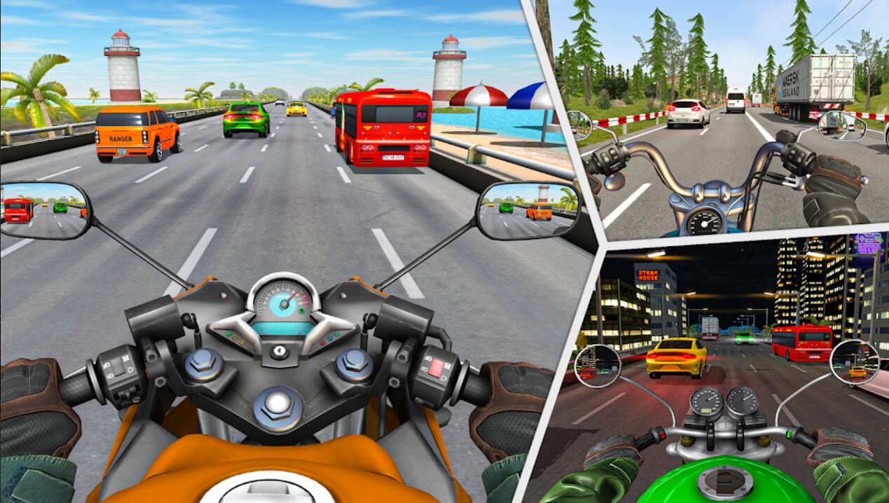 ͨ·ʿHighway Bike RacingV1.1 ׿