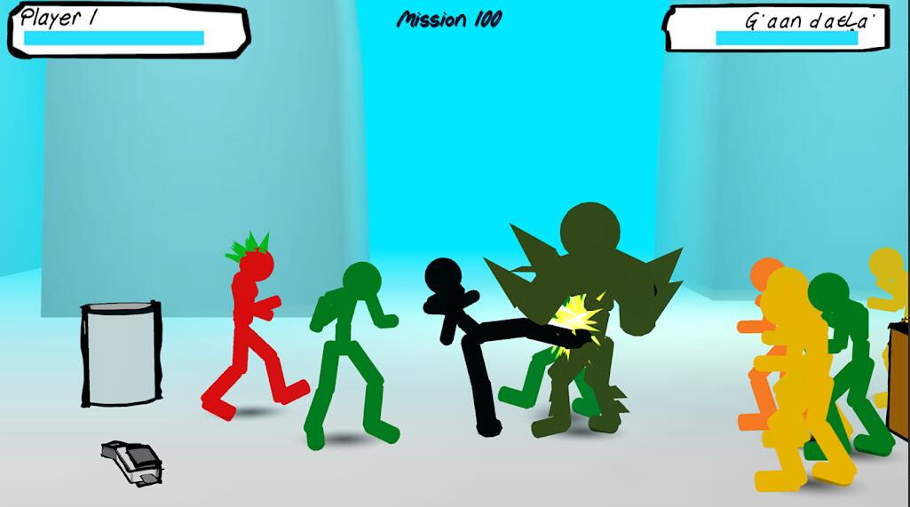 ˽սStickman Street FightingV1.07 ׿