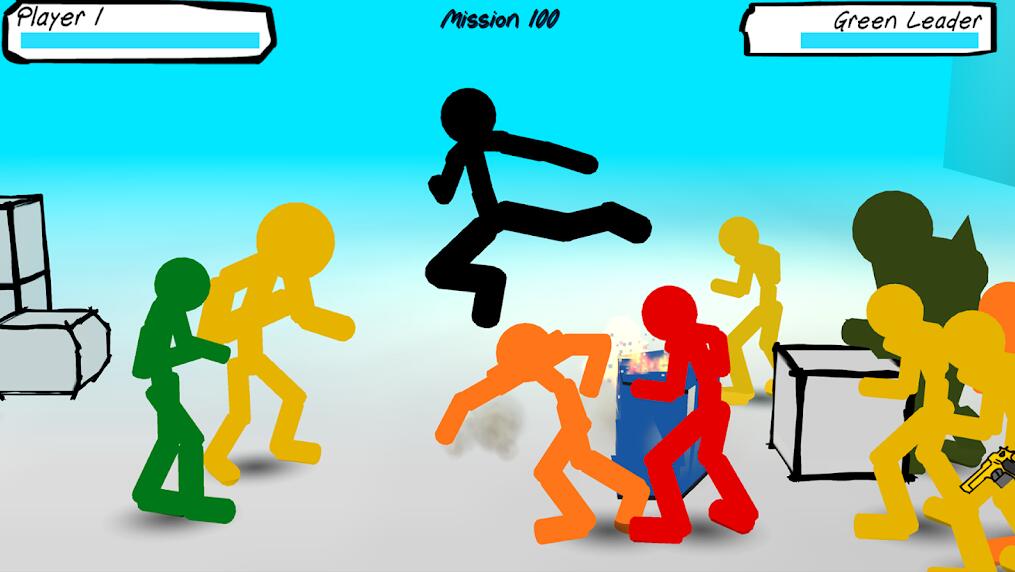 ˽սStickman Street FightingV1.07 ׿